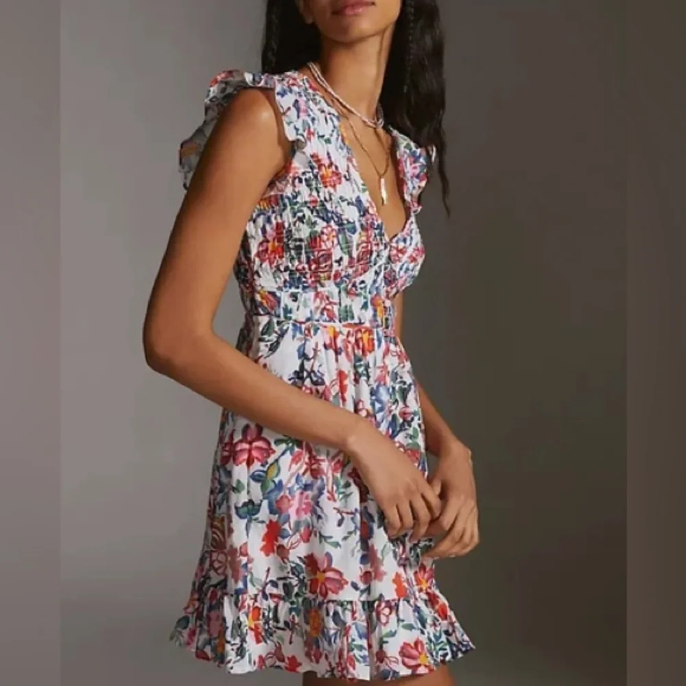 Anthropology Peregrine mini dress with pockets. Size XXS - Picture 1 of 5